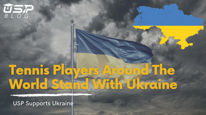 Tennis Players Around The World Stand With Ukraine